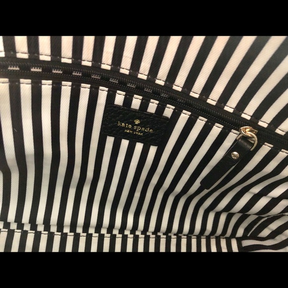 Kate Spade Black Pebbled Leather Tassel Satchel - Picture 6 of 15